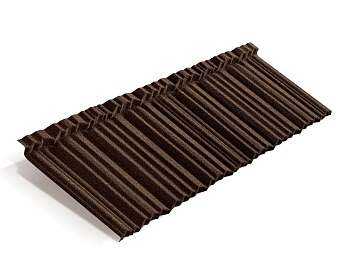 Композитная черепица Metrotile MetroShake 2, 1330 х 415 мм цвет:  айрон-барк