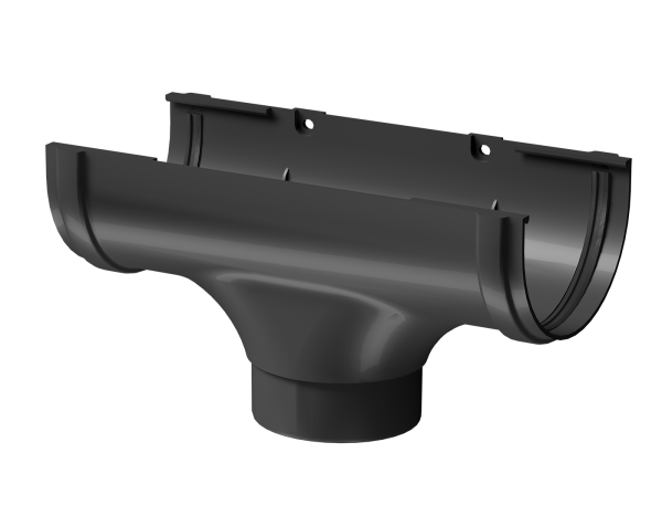 Воронка желоба, Docke Premium, Ø120/85 мм, цвет: графит