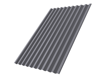 Профилированный лист GL C21 R, 0.45 мм, Drap TX, RAL 7004