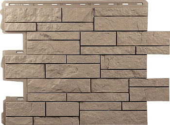 Фасадные панели Альта Профиль, Шотландия ЭКО, 800 х 590 мм цвет: бежевый