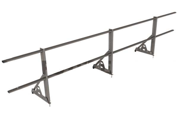 Ограждение кровельное, универсальное Promo Next, H=600 мм RAL 7004, L=3000 мм