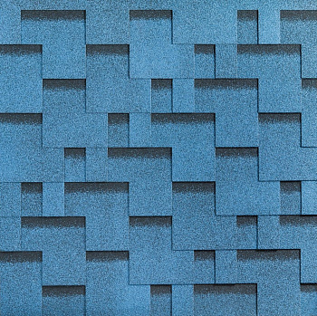 Битумная черепица, Katepal, Rocky цвет: голубая лагуна, 3 м² / уп.