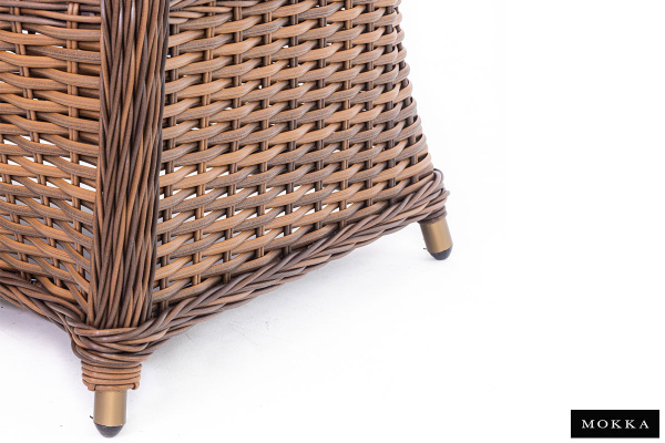 Комплект мебели Mokka San Marino, из искуственного ратанга, /стол обеденный, 8 кресел/ цвет: бронзовый