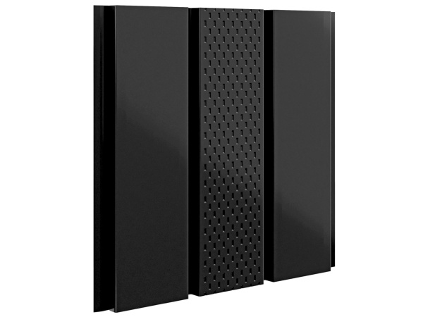 Cофит Aquasystem, 326 мм, центральная перфорация L=2400 гладкий, 0.45 мм, PE, RAL 9005