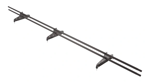 Снегозадержатель универсальный NewLine L=3000 мм, 3 опоры, 2 трубы, круг Ø25 мм, RR 32