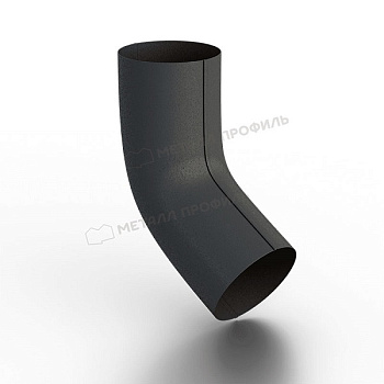 Колено трубы Ø100 мм, Металл Профиль Foramina Freeze, DarkBrown