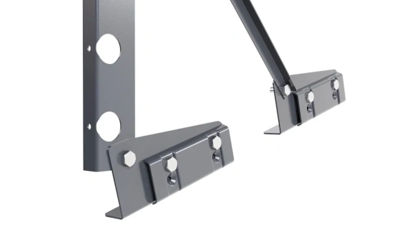 Ограждение кровельное для фальцевой кровли NewLine, H=600 мм, L= 3000 мм RAL 7024