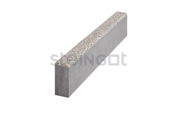 Бордюр садовый SteinGot 200 мм 1000х80 мм, цвет: Bianco Nero