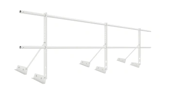 Ограждение кровельное для фальцевой кровли NewLine, H=600 мм, L= 3000 мм RAL 9003