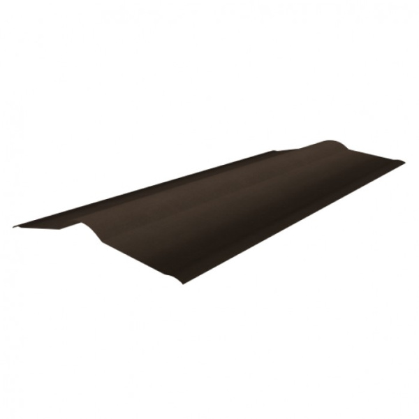 Конёк для Ондулина, L=1035 мм цвет: коричневый