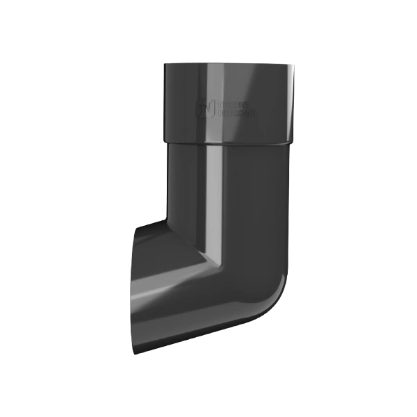 Слив трубы, Технониколь пвх, стандарт Ø82 мм, цвет: черный