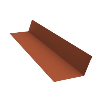 GL Планка примыкания, 90х140 мм 0.5 мм, PurLite Matt, RAL 8004, L=3000 мм