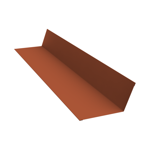 GL Планка примыкания, 90х140 мм 0.5 мм, PurLite Matt, RAL 8004, L=3000 мм