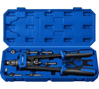 Заклепочник Зубр Профессионал Р-М10 М3-М10, резьбовой, двуручный, в кейсе