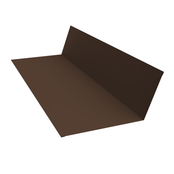 GL Планка примыкания, 150х250 мм 0.7 мм, PE, RAL 8017, L=3000 мм