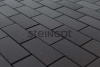 Тротуарная плитка Steingot Прямоугольник 60 мм 200х100 мм, цвет: черный