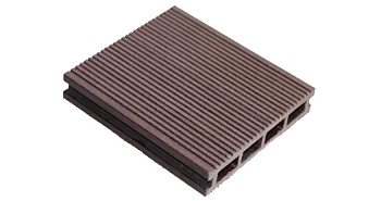 Террасная доска MasterDeck Classic 140 мм, L= 6000 мм вельвет, цвет: венге