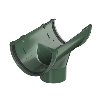 Воронка желоба Технониколь пвх, стандарт Ø 125 мм, цвет: зеленый