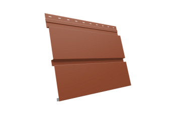 GL Софит металлический Квадро Брус, без перфорации 0.45 мм, PE, RAL 8004