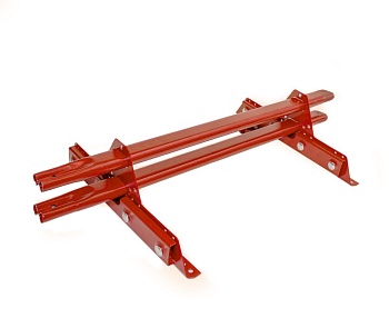 Снегозадержатель для фальцевой кровли Roofsystems Prestige Next фальц 2 опоры, 2 трубы, овал 45х25, L=1200 мм, RAL 3009