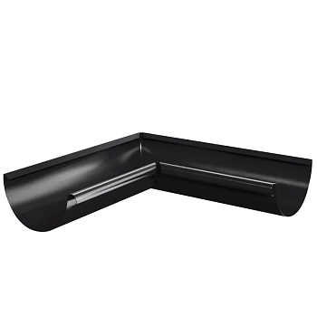 Угол желоба внутренний 90°, Ø125 мм, Металл Профиль Foramina, PUR, RAL 9005