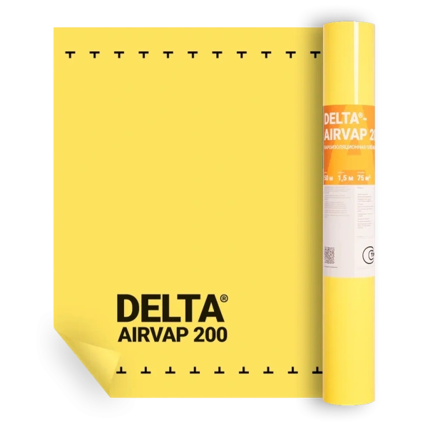 DELTA-AIRVAP 200 универсальная пароизоляционная плёнка, 75 м²
