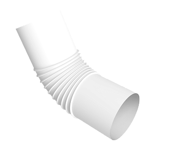 Колено стока Vortex Project Ø210\145 мм, RAL 9003