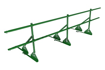 Ограждение кровельное для натуральной черепицы Roofsystems Prestige натур, H=600 мм RAL 6002, L=3000 мм