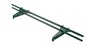 Снегозадержатель универсальный NewLine L=1500 мм, 2 опоры, 2 трубы круг Ø25 мм RAL 6005