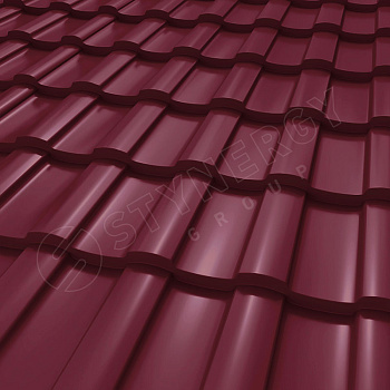 Металлочерепица Stynergy, Stella 0.5 мм, Corundum, RAL 3005