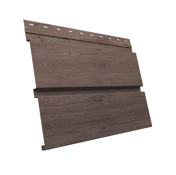 GL Софит металлический Квадро Брус, без перфорации 0.45 мм, Print Elite, White Wood TwinColor