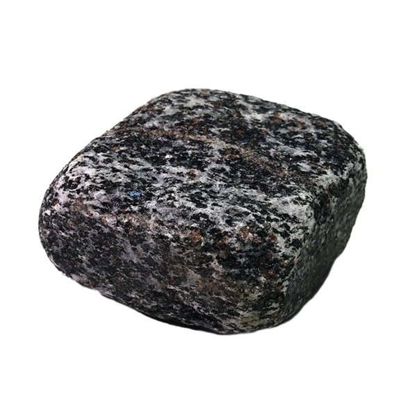 Гранитная брусчатка Гранатовый амфиболит 50 мм 100х100, галтованная, цвет: коричневый