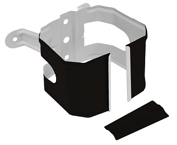 Кронштейн трубы на дерево Vortex Matt, Ø 126 мм, RAL 9005