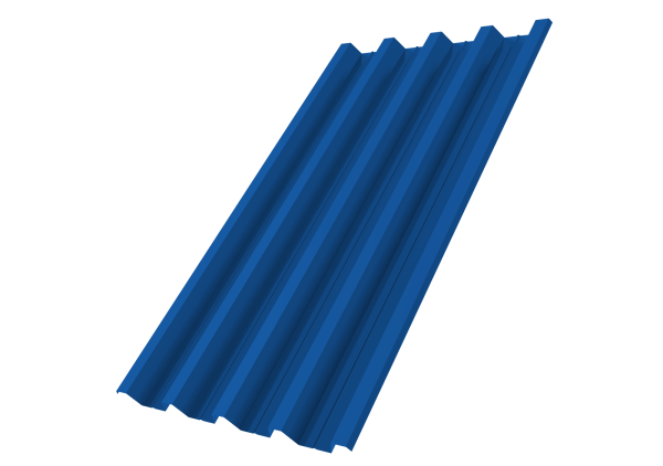 Профилированный лист GL H60 R, 0.7 мм, PE, RAL 5005