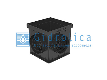 Дождеприемник пластиковый Gidrolica Point, 200х200 мм, С250, 249