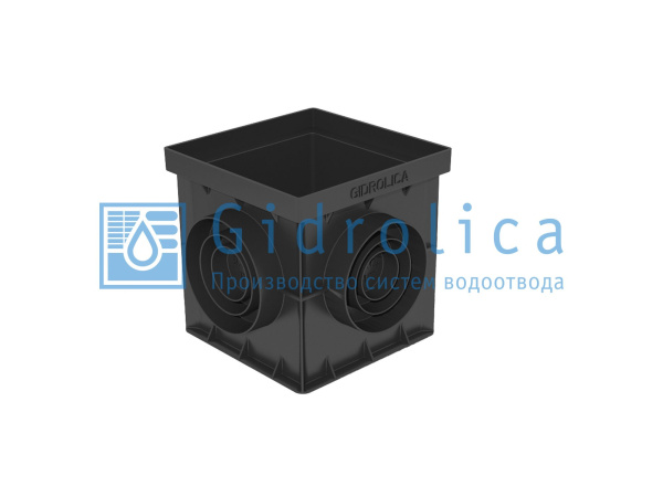 Дождеприемник пластиковый Gidrolica Point, 200х200 мм, С250, 249