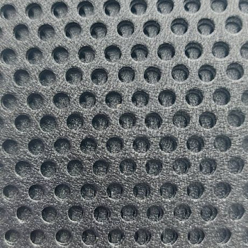 Перфорированный стальной лист 2000х1250 мм RV 4-6, 0.5 мм, PU Matt, RAL 9005