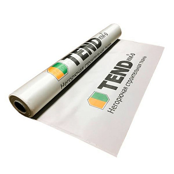 Негорючая строительная ткань TEND КМ 1.27 х 78.74 м, 100 м², белая