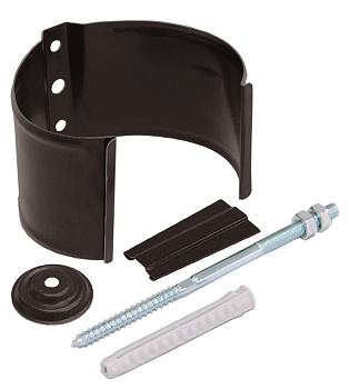 Кронштейн трубы на кирпич, Grand Line Ø 90 мм, RAL 8017