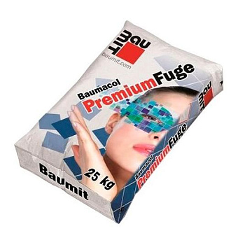 Затирка для швов Baumacol PremiumFuge, 25 кг цвет: темно-серый